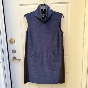 Tahari by Arthur S. Levine Sleeveless Funnel-Neck Shift Dress – Size 6P, Never W